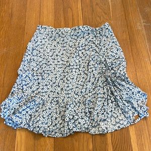 H&M floral mini skirt